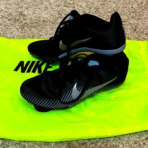 Nike Zoom Rival M. Multi Use. Used Once. Black w/ light Purple. Smoke-Free Home